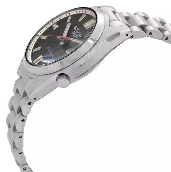 Seiko 5 Sports SNXS Series Automatic Black Dial Silver Steel Strap Watch for Men - SRPK89K1