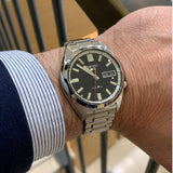 Seiko 5 Sports SNXS Series Automatic Black Dial Silver Steel Strap Watch for Men - SRPK89K1 Buy Now By Seiko