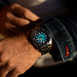 Seiko US Special Edition Automatic Green Dial Silver Steel Strap Watch for Men - SRPH57 Buy Now By Seiko