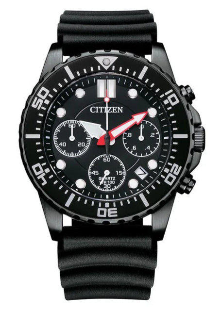 Citizen Mechanical Automatic Black Dial Black Rubber Strap Watch for Men - NJ0125-11E Buy Now By Citizen