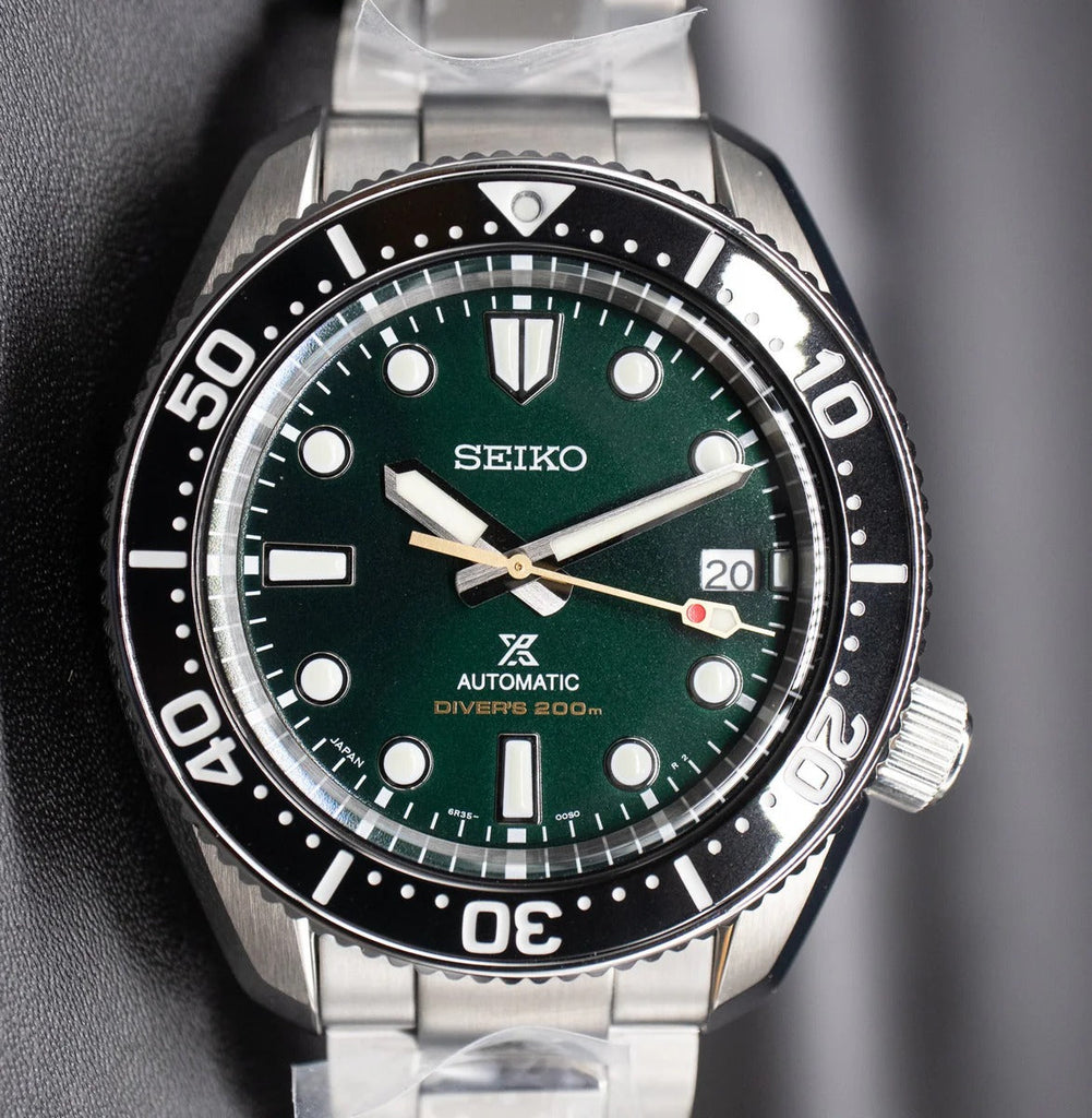 Seiko Prospex 140th Anniversary Limited Edition Automatic Scuba Divers Green Dial Silver Steel Strap Watch for Men - SPB207J1 Buy Now By Seiko