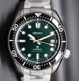 Seiko Prospex 140th Anniversary Limited Edition Automatic Scuba Divers Green Dial Silver Steel Strap Watch for Men - SPB207J1 Buy Now By Seiko