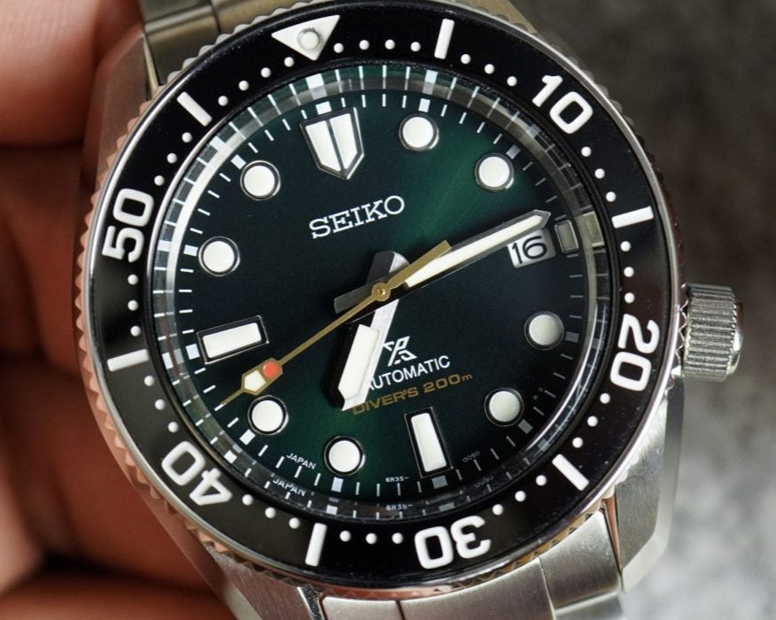 Seiko Prospex 140th Anniversary Limited Edition Automatic Scuba Divers Green Dial Silver Steel Strap Watch for Men - SPB207J1 Buy Now By Seiko