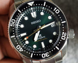 Seiko Prospex 140th Anniversary Limited Edition Automatic Scuba Divers Green Dial Silver Steel Strap Watch for Men - SPB207J1 Buy Now By Seiko