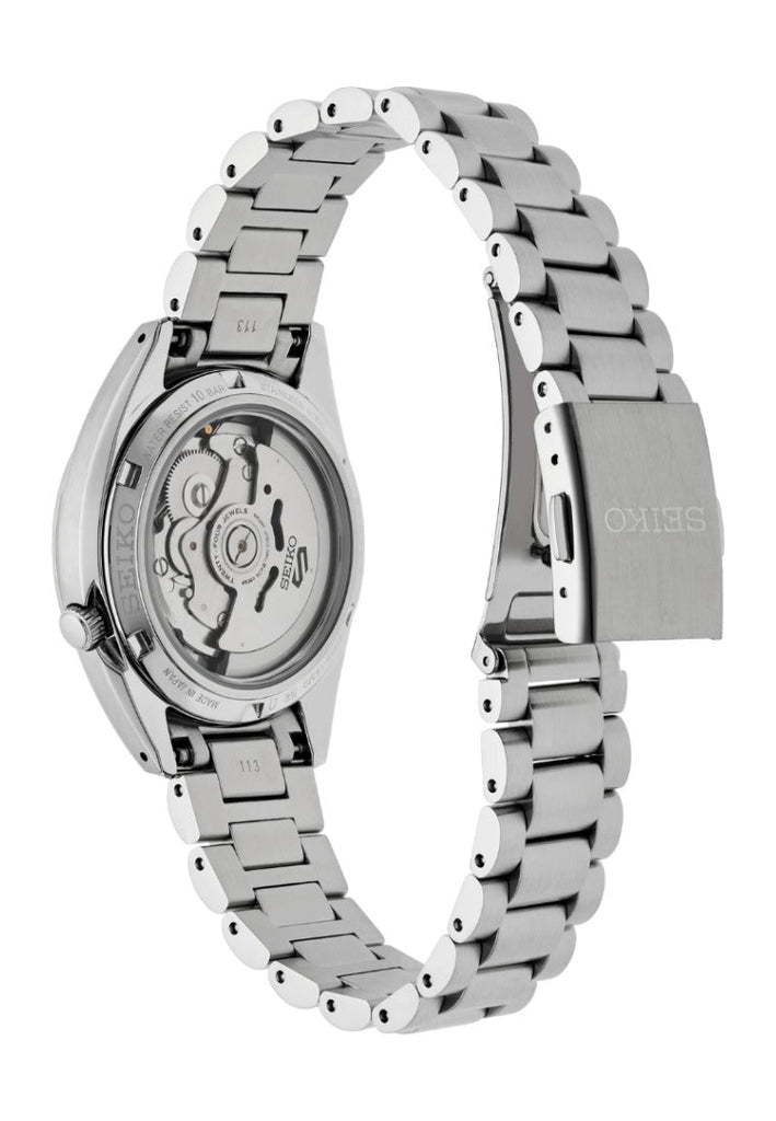 Seiko 5 Sports SNXS Automatic Blue Dial Silver Steel Strap Watch for Men - SRPK87K1 Buy Now By Seiko