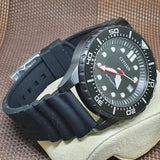 Citizen Mechanical Automatic Black Dial Black Rubber Strap Watch for Men - NJ0125-11E Buy Now By Citizen