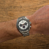 Seiko Prospex Speedtimer Solar Chronograph Silver Dial Silver Steel Strap Watch for Men - SSC911 Buy Now By Seiko