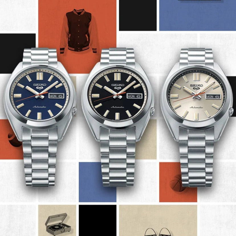 Seiko 5 Sports SNXS Automatic Blue Dial Silver Steel Strap Watch for Men - SRPK87K1 Buy Now By Seiko