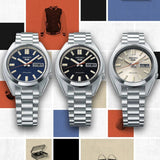 Seiko 5 Sports SNXS Automatic Blue Dial Silver Steel Strap Watch for Men - SRPK87K1 Buy Now By Seiko