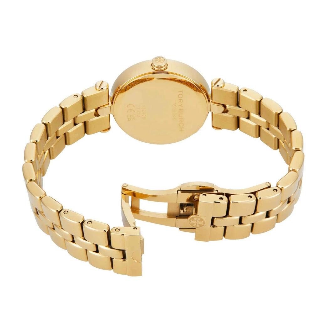 Tory Burch Whitney White Dial Gold Steel Strap Watch for Women - TBW8000 Buy Now By Tory Burch