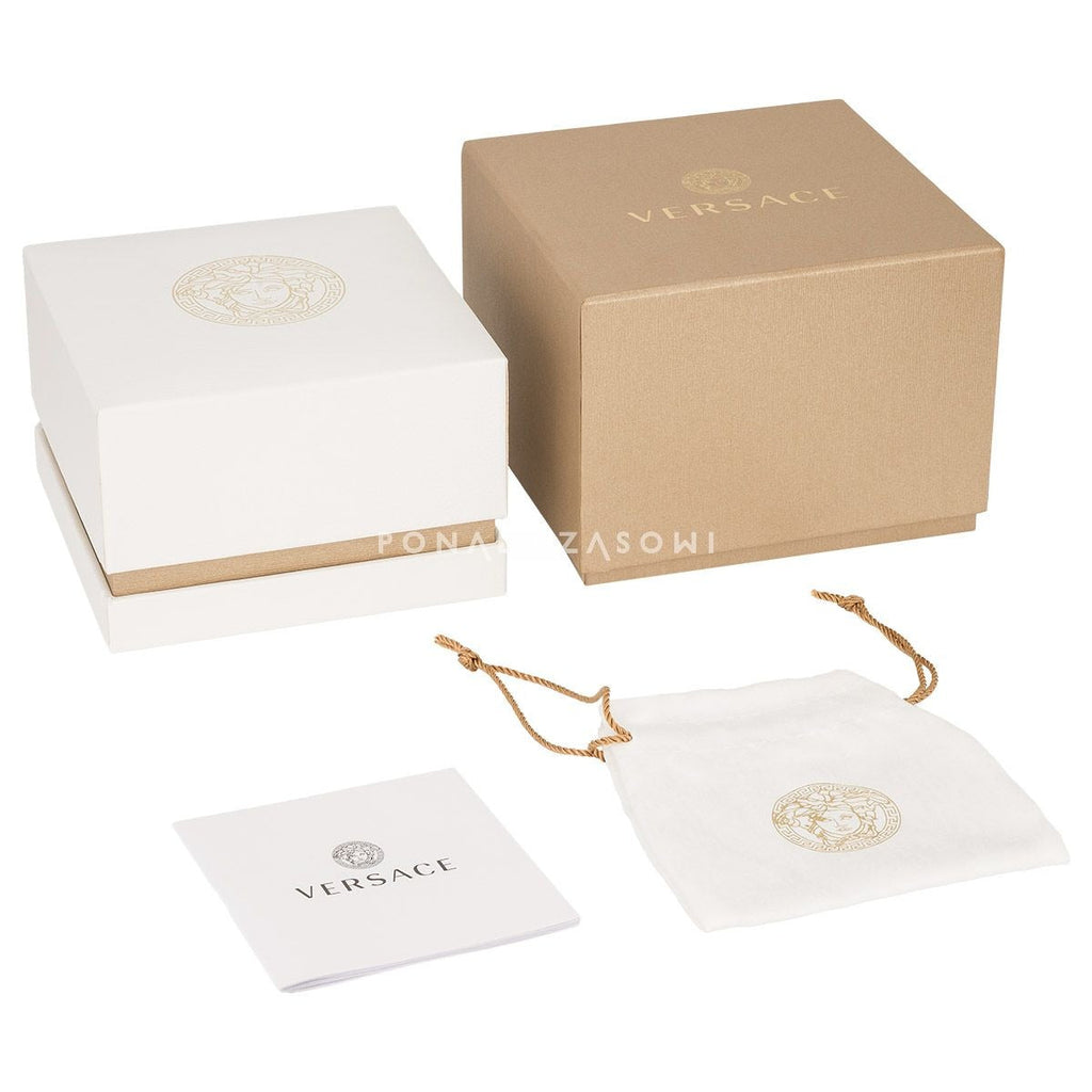 Versace Icon Active Chronograph Black Dial Grey Silicone Strap Watch for Men - VEZ701022 Buy Now By Versace