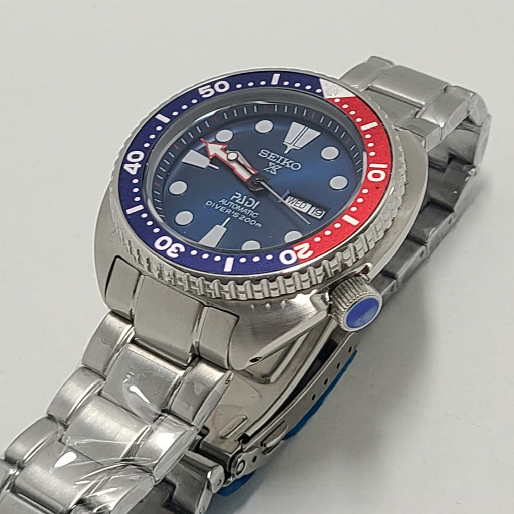 Seiko Prospex PADI Special Edition Automatic Blue Dial Silver Steel Strap Watch for Men - SRPE99 Buy Now By Seiko