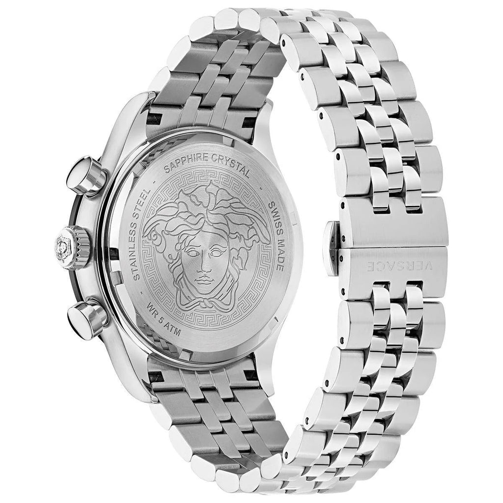 Versace Hellenyium Quartz Silver Dial Silver Steel Strap Watch for Women - VE2S00322 Buy Now By Versace