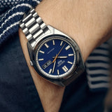 Seiko 5 Sports SNXS Automatic Blue Dial Silver Steel Strap Watch for Men - SRPK87K1 Buy Now By Seiko