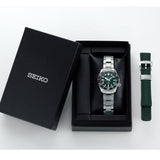 Seiko Prospex 140th Anniversary Limited Edition Automatic Scuba Divers Green Dial Silver Steel Strap Watch for Men - SPB207J1 Buy Now By Seiko