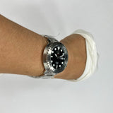 Seiko 5 Sports Automatic Black Dial Silver Steel Strap Watch for Men - SRPC61J1 Buy Now By Seiko