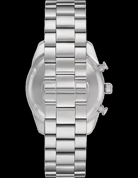Emporio Armani Racer Chronograph Silver Dial Silver Steel Strap Watch for Men - AR11636 Buy Now By Emporio Armani