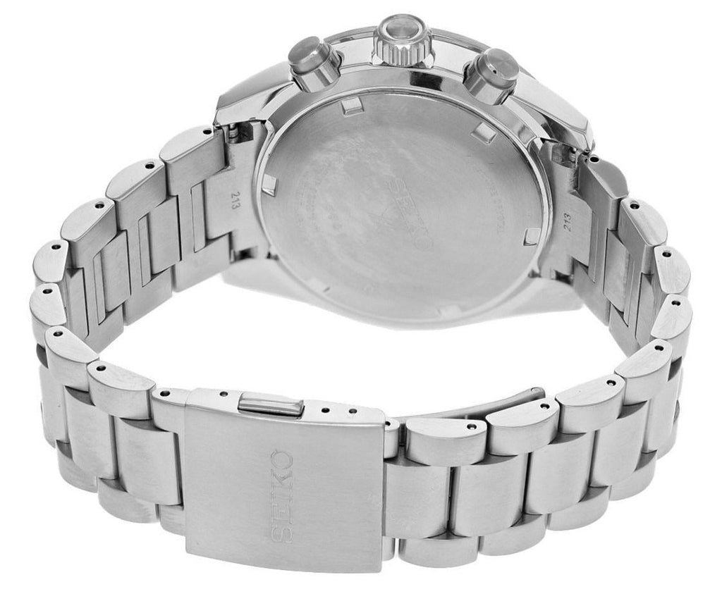 Seiko Prospex Speedtimer 41.4 Solar Chronograph Blue Dial Silver Steel Strap Watch for Men - SSC935 Buy Now By Seiko