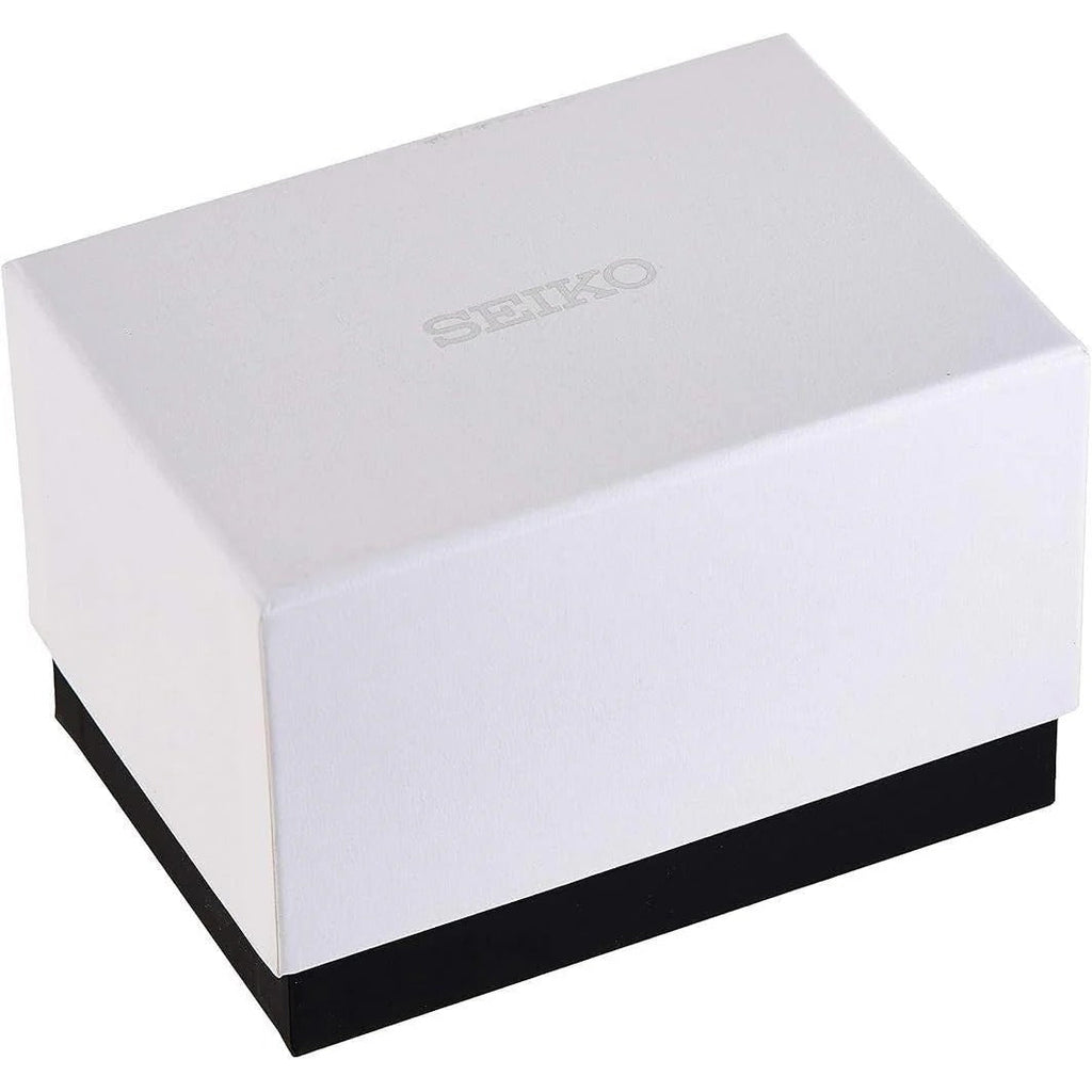 Seiko Prospex Speedtimer Solar Chronograph Ivory Dial Black Leather Strap Watch for Men - SSC943