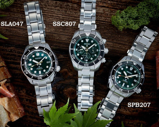 Seiko Prospex 140th Anniversary Limited Edition Automatic Scuba Divers Green Dial Silver Steel Strap Watch for Men - SPB207J1 Buy Now By Seiko