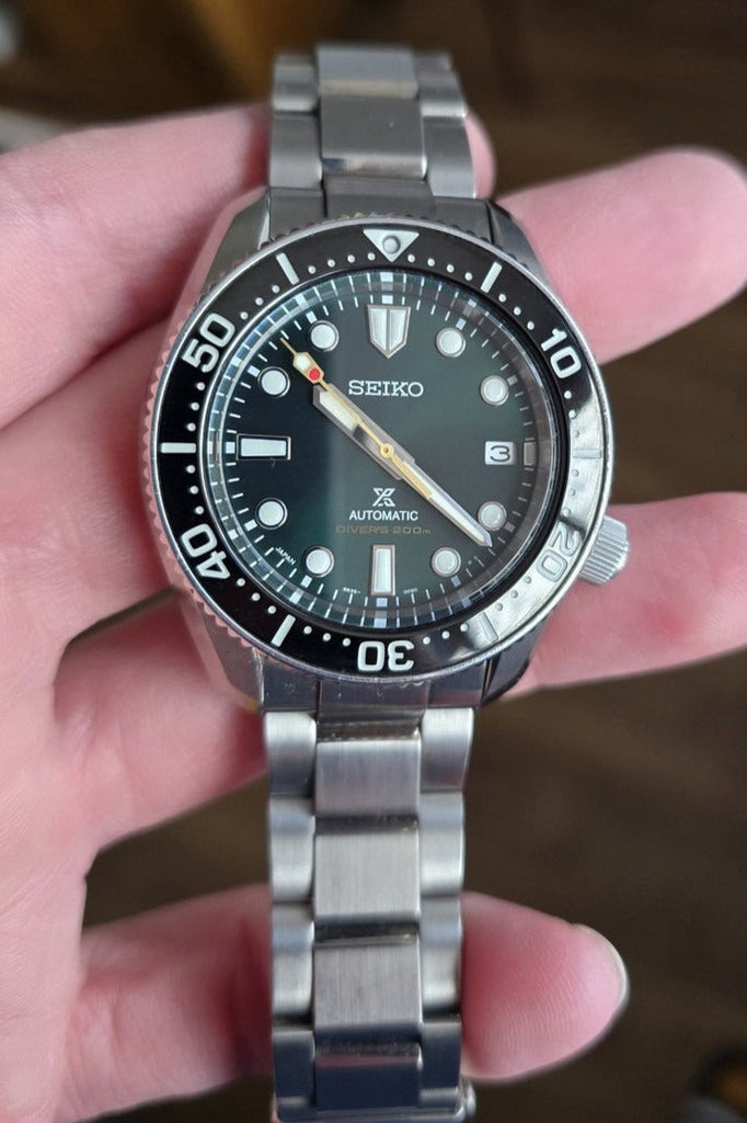 Seiko Prospex 140th Anniversary Limited Edition Automatic Scuba Divers Green Dial Silver Steel Strap Watch for Men - SPB207J1 Buy Now By Seiko