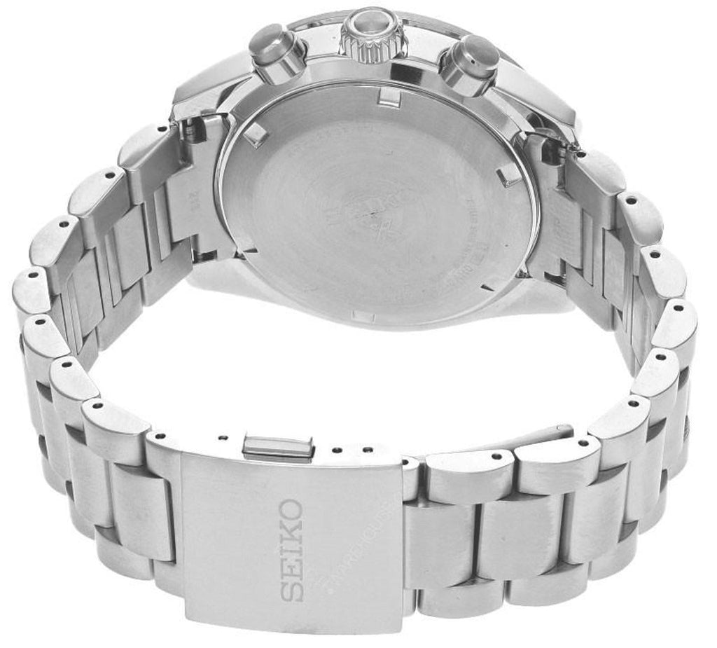 Seiko Prospex Speedtimer Solar Chronograph Blue Dial Silver Steel Strap Watch for Men - SSC913 Buy Now By Seiko