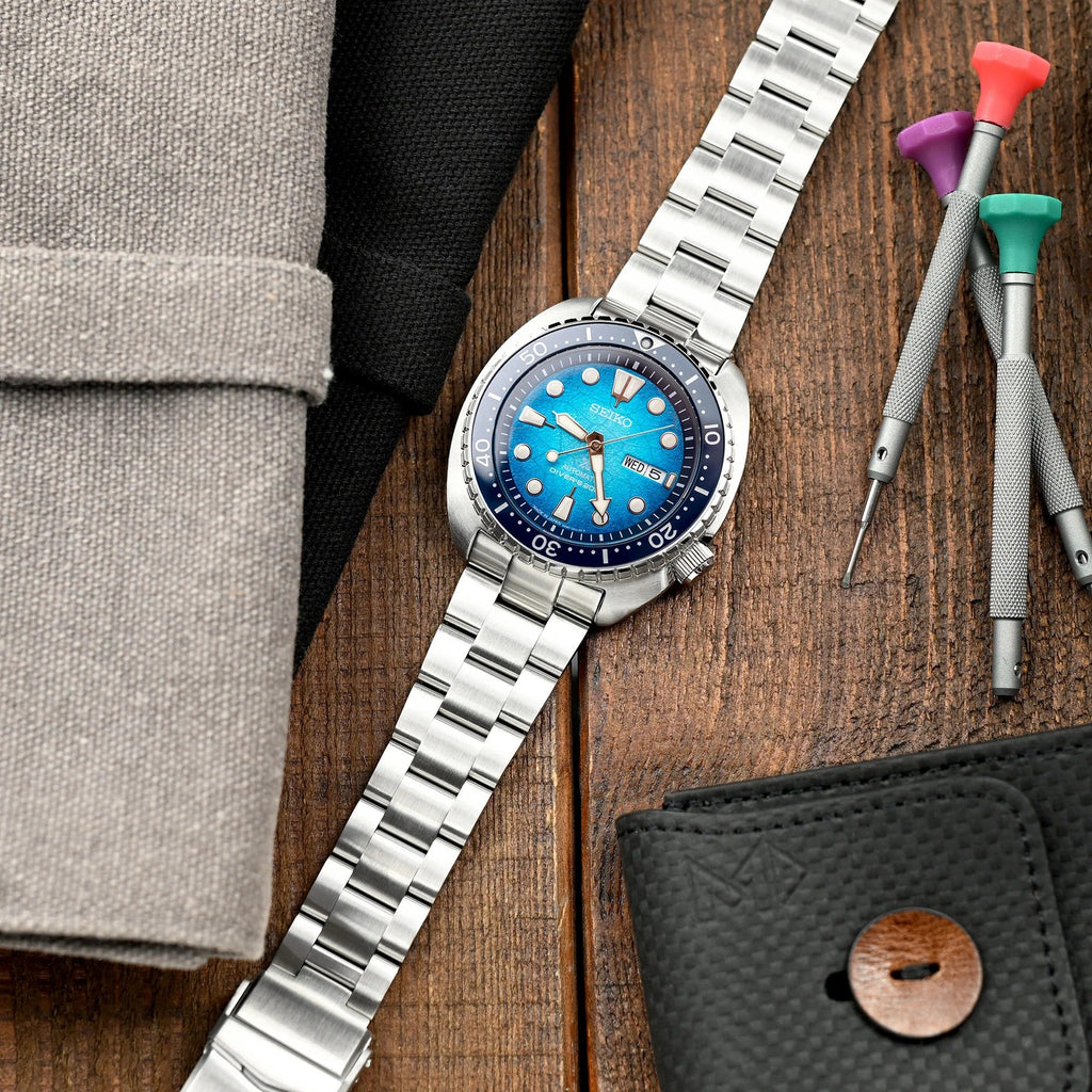 Seiko Prospex US Special Edition Automatic Blue Dial Silver Steel Strap Watch for Men - SRPH59 Buy Now By Seiko