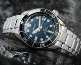 Seiko Prospex Marinemaster Automatic Scuba Divers Blue Dial Silver Steel Strap Watch for Men - SPB187J1 Buy Now By Seiko