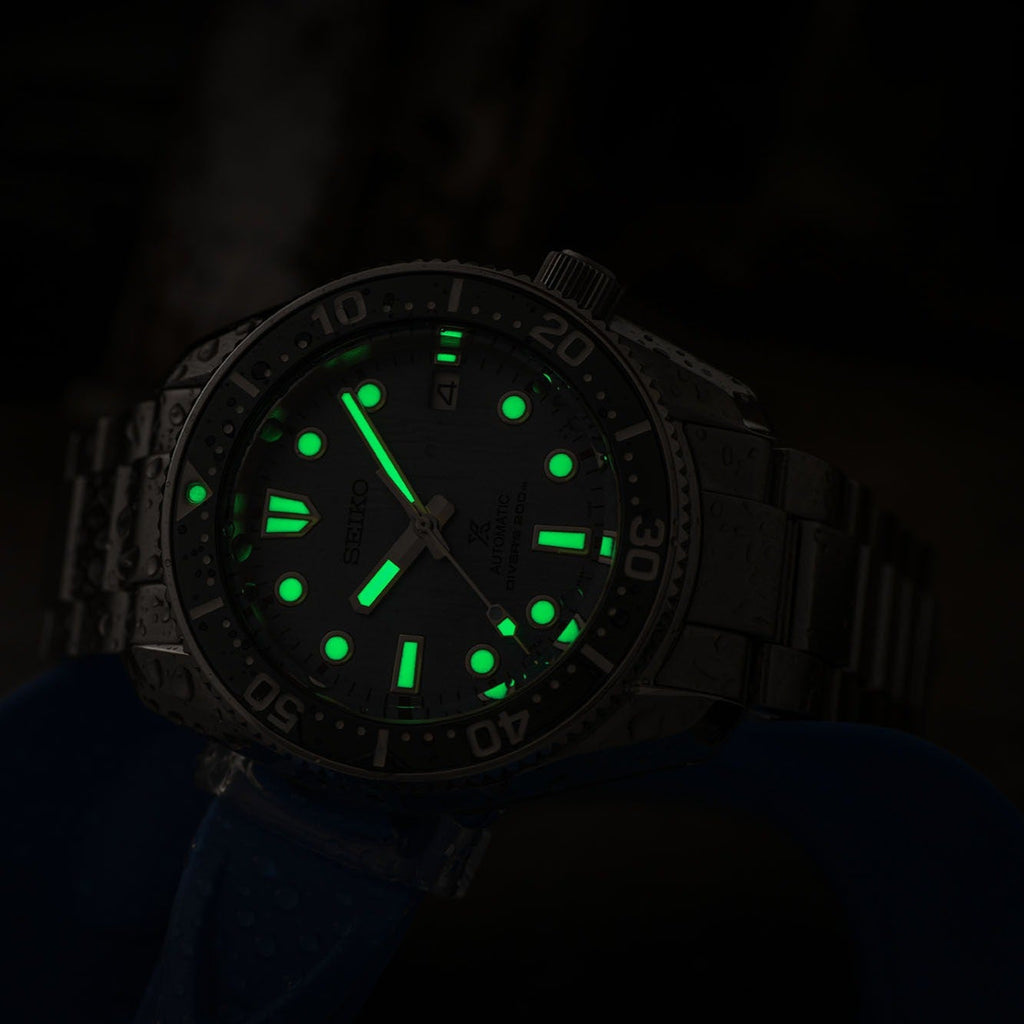 Seiko Prospex Glacier Save The Ocean Special Edition Automatic Blue Dial Silver Steel Strap Watch for Men - SPB299J1