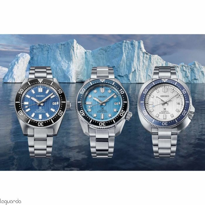 Seiko Prospex Glacier Save The Ocean Special Edition Automatic Blue Dial Silver Steel Strap Watch for Men - SPB299J1 Buy Now By Seiko