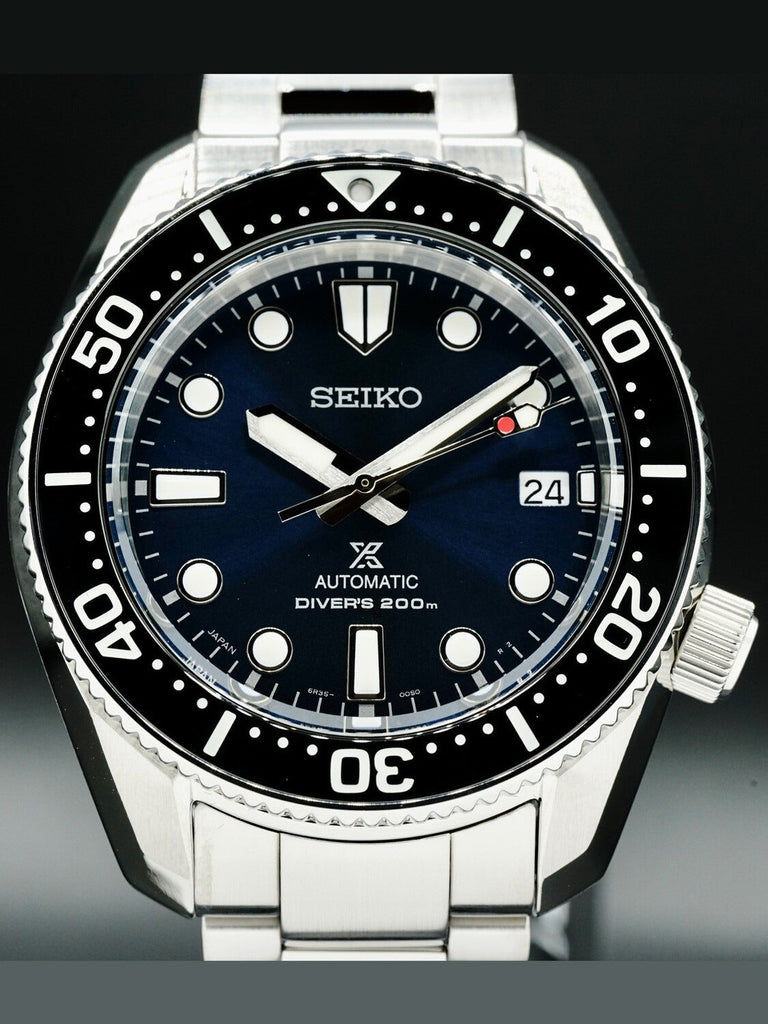 Seiko Prospex Marinemaster Automatic Scuba Divers Blue Dial Silver Steel Strap Watch for Men - SPB187J1 Buy Now By Seiko