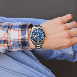 Seiko Prospex Marinemaster Automatic Scuba Divers Blue Dial Silver Steel Strap Watch for Men - SPB187J1 Buy Now By Seiko