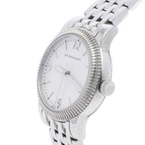 Burberry Utilitarian White Dial Silver Steel Strap Watch for Women - BU7856 Buy Now By Burberry