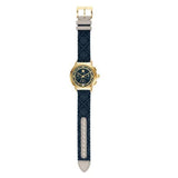 Tory Burch The Miller Chronograph Blue Dial Blue Jacquard Strap Watch for Women - TBW1038 Buy Now By Tory Burch