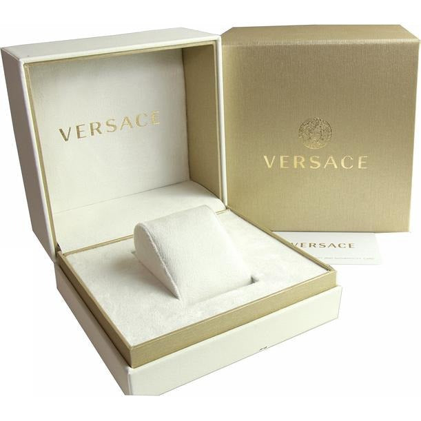 Versace V Circulus Quartz Black Dial Black Leather Strap Watch for Women - VBP12017 Buy Now By Versace