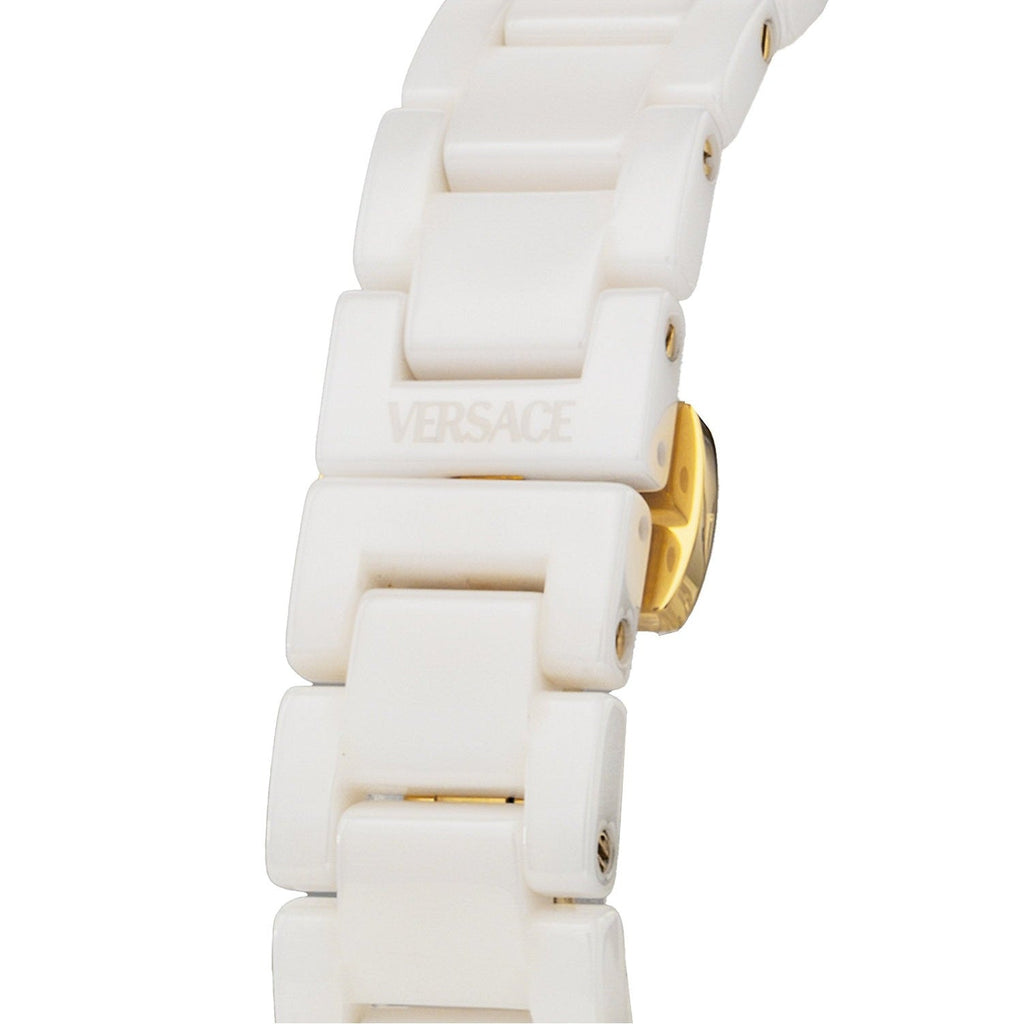 Versace DV One Mini White Dial White Ceramic Dial Watch for Women - VE9F00224 Buy Now By Versace