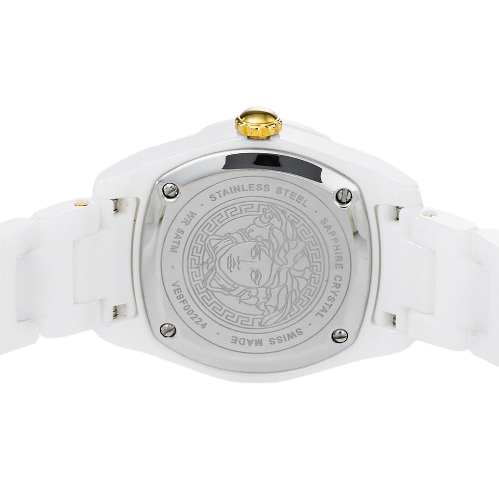 Versace DV One Mini White Dial White Ceramic Dial Watch for Women - VE9F00224 Buy Now By Versace