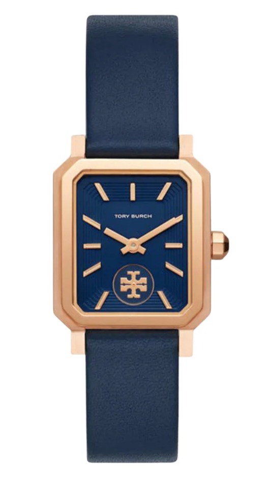 Tory Burch Robinson Quartz Blue Dial Blue Leather Strap Watch for Women - TBW1511 Buy Now By Tory Burch