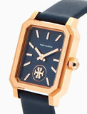 Tory Burch Robinson Quartz Blue Dial Blue Leather Strap Watch for Women - TBW1511 Buy Now By Tory Burch