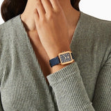 Tory Burch Robinson Quartz Blue Dial Blue Leather Strap Watch for Women - TBW1511 Buy Now By Tory Burch