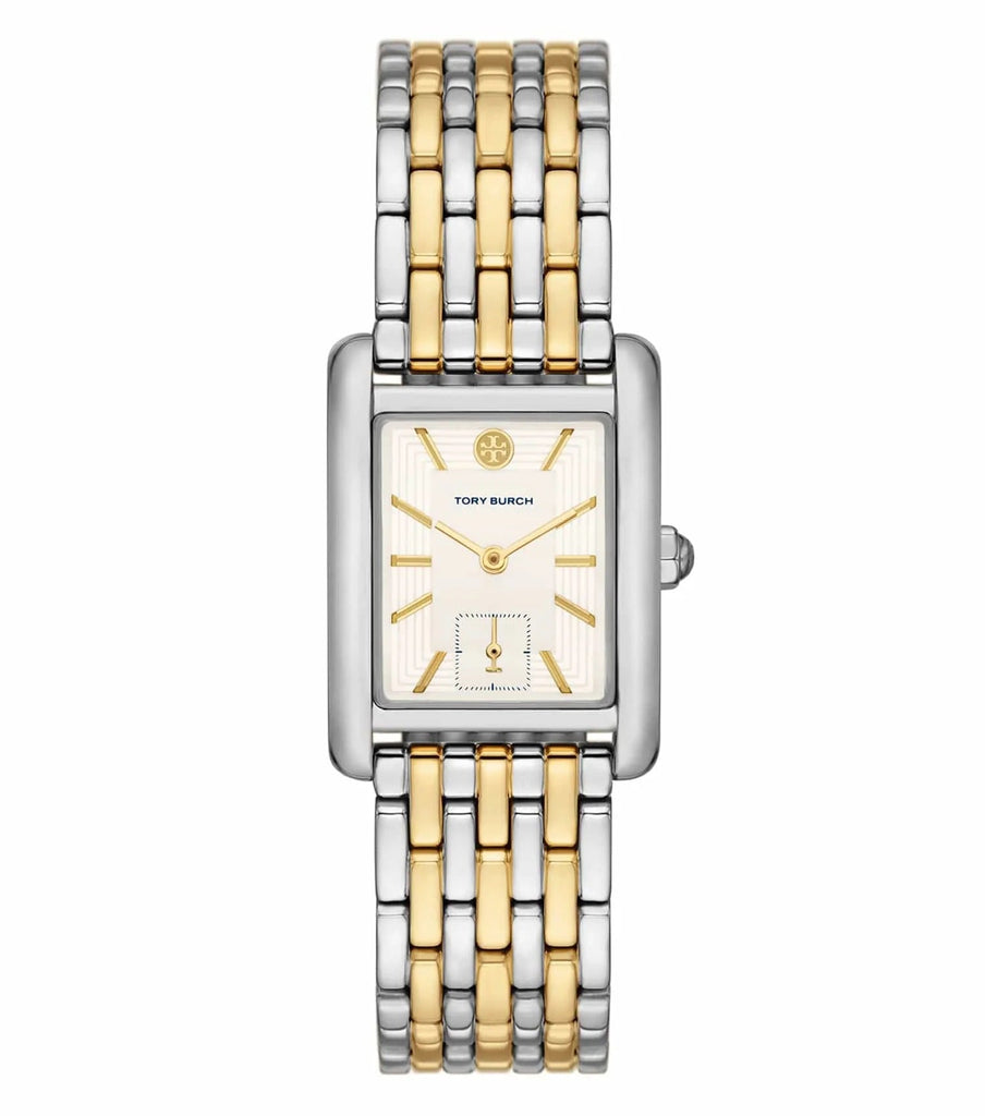 Tory Burch Eleanor White Dial Two Tone Steel Strap Watch for Women - TBW1070 Buy Now By Tory Burch