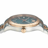 Versace Hellenyium Quartz Green Dial Two Tone Steel Strap Watch for Men - VEVK01324 Buy Now By Versace