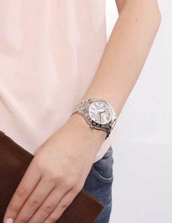 Michael Kors Layton Silver Dial Silver Steel Strap Watch for Women - MK5958 Buy Now By Michael Kors