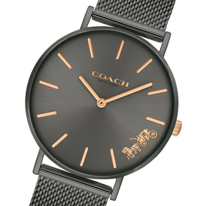 Coach Perry Grey Dial Grey Mesh Bracelet Watch for Women - 14503127 Buy Now By Coach