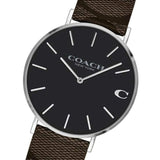Coach Charles Black Dial Brown Leather Strap Watch for Women - 14602156 Buy Now By Coach