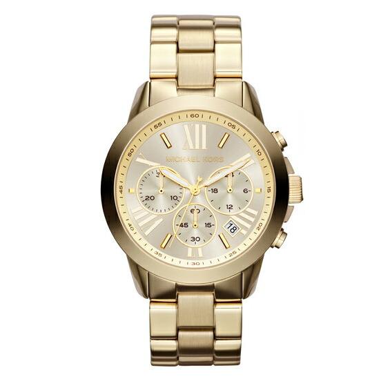 Michael Kors Bradshaw Chronograph Gold Dial Gold Steel Strap Watch For Women - MK5777 Buy Now By Michael Kors