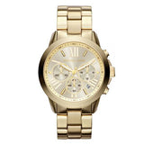 Michael Kors Bradshaw Chronograph Gold Dial Gold Steel Strap Watch For Women - MK5777 Buy Now By Michael Kors