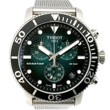Tissot Seastar 1000 Chronograph Green Dial Silver Mesh Bracelet Watch For Men - T120.417.11.091.00 Buy Now By Tissot