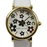 Marc Jacobs Roxy White Dial White Leather Strap Watch for Women - MJ1607 Buy Now By Marc Jacobs