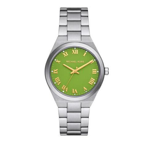 Michael Kors Lennox Three-Hand Green Dial Silver Steel Strap Watch for Women - MK7463 Buy Now By Michael Kors